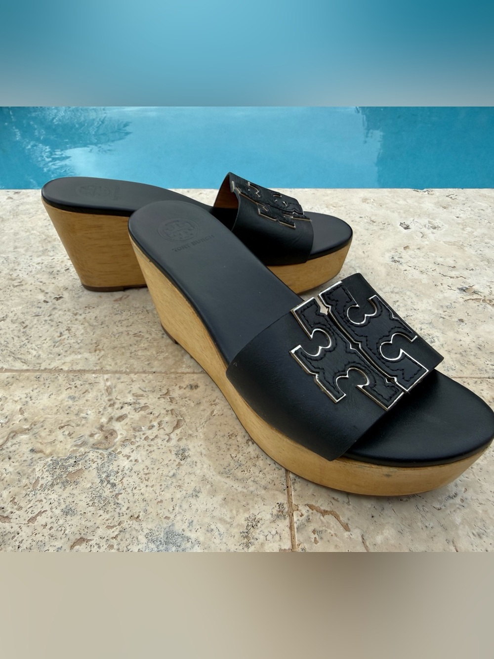 Tory Burch Ines Wedge Sandals - Picture 2 of 2